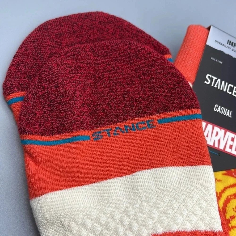 Stance Iron Man Socks, Size Medium, NWT